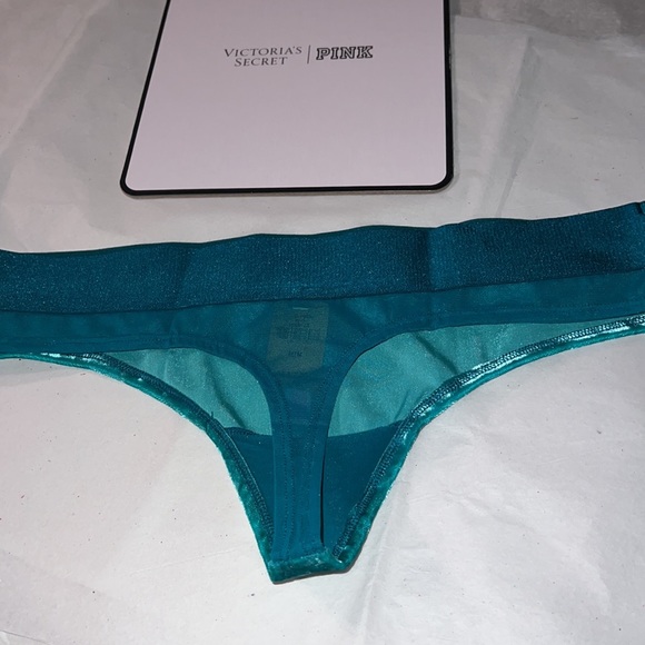 (M) UNISEX Victoria’s Secret Velvet THONG Underwear - Picture 6 of 14